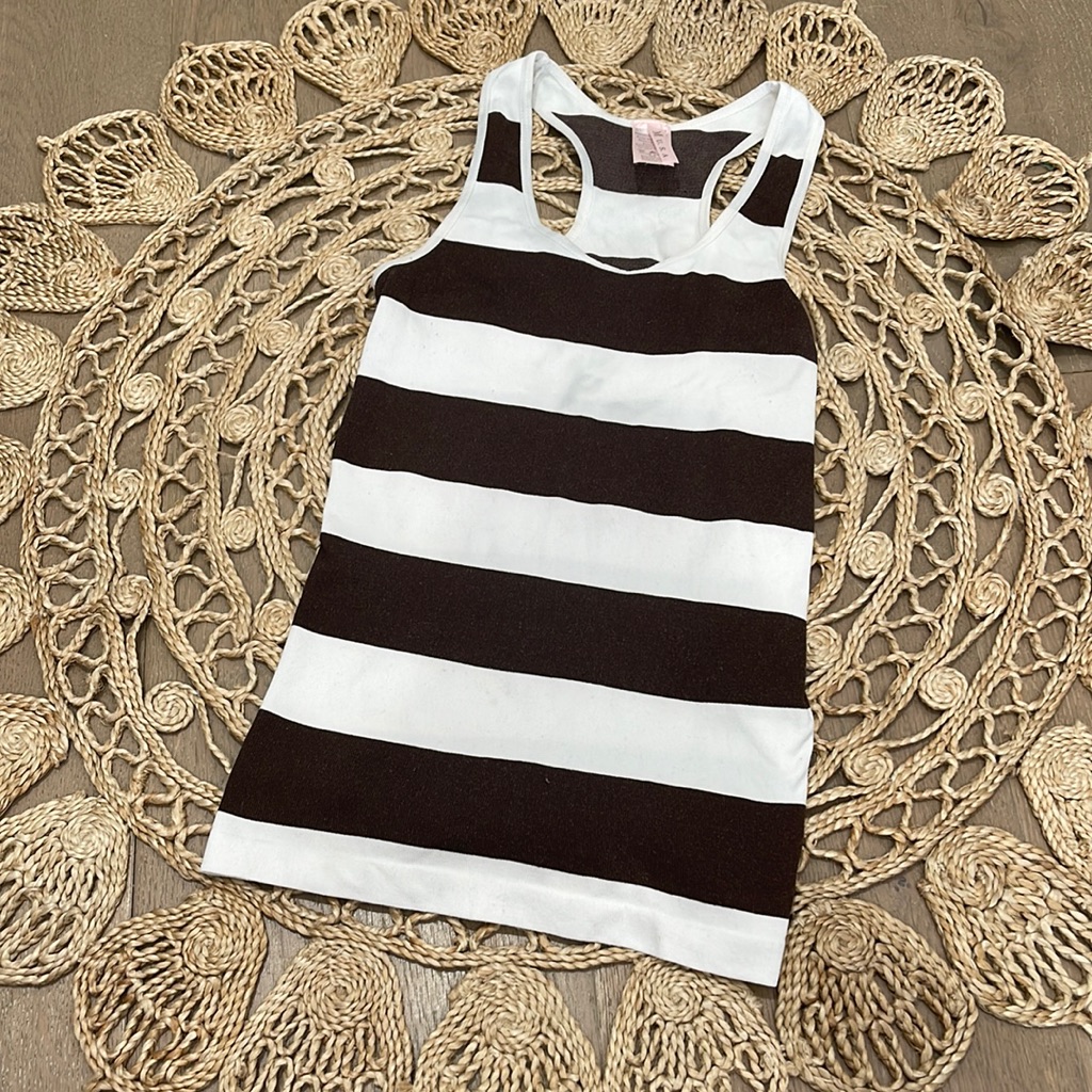 Stripped Top Tank Top